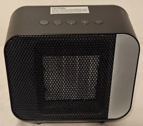 Ptc-915b Soleil Ceramic Space Heater Digital Compact 1500 Watts Indoor Black