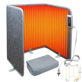 Fw4f-200b Sophray Foldable Leg Warmer With Soft Blanket Under Desk Foot Knee Heater 235w