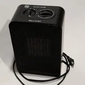 Ptc-1500e1 Soulcker Ptc Ceramic Heater 1500w 2-speed Fan With Tipover Protection