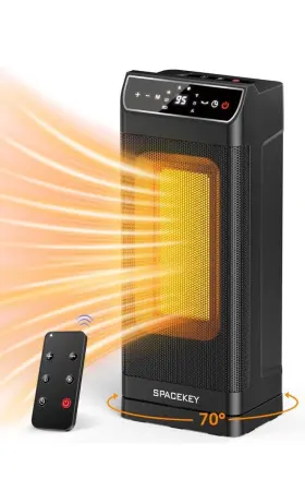 Jy-ht01 Spacekey Space Heater Electric Heaters For Indoor Use With Thermostat Remote 1-1