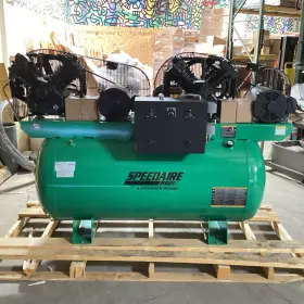 35wc64 Speedaire Electric Air Compressor 10 Hp 2 Stage Horizontal 200 Gal 68.2 C