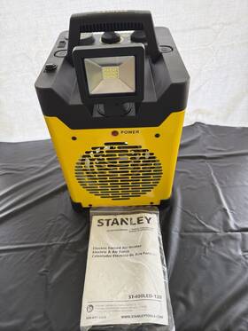Stanley St-400led-120 Electric Forced Air Heater Led Light Yellow/black