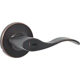 838-1-et-orb Steel Pro Oil Rubbed Bronze Wave Entry Door Lever Lc2x700b