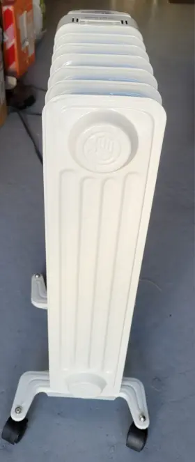 481646 Steelton 1500w Portable Oil Filled Space Heater - White