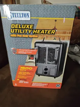 Mtfh-01 Steelton Deluxe Utility Heater With Fan Only Option 5120 Btu 1500 Watt