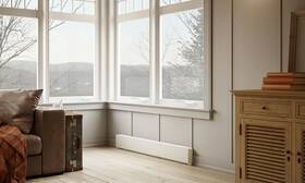 Stelpro Aba1251w - Bella Baseboard Heater 1250w/120v White