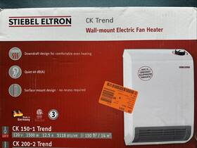 Stiebel Eltron 726084200869 Ck 200-2 Trend Wall-mounted Electric Fan Heater