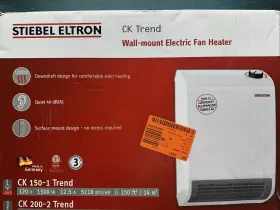 Stiebel Eltron 726084200869 Ck 200-2 Trend Wall-mounted Electric Fan Heater