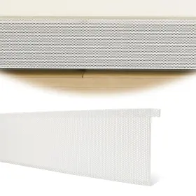 Strasee 747328577028 3ft Baseboard Heater Cover White Galvanized Steel Heat For Ba