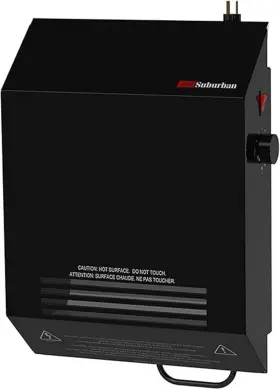 2691abk Suburban Electric Wall Heater Sehcb - 120vac Black