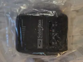 161210 Suburban 711181888256 Wall Thermostat - Black
