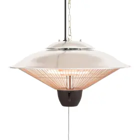 101015-u-b Sun-ray 1500w Hanging Infrared Space Heater Indoor/outdoor Silver Used