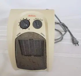 Sch160 Sunbeam Portable Compact Ceramic Space Electric Heater Small Room