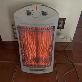 Sqh310 Sunbeam Heater Infrared Large Room Electric Tower Quartz 1500w Working