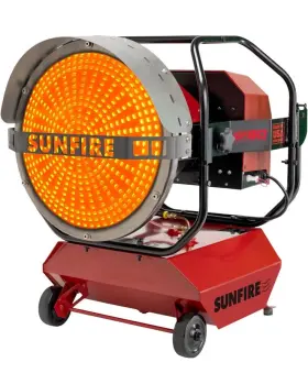 95080 Sunfire 80000 Btu Dual Fuel Sf80 Portable Radiant Heater New