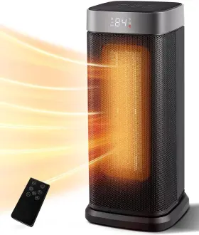 Jnf15-9f Sunnote Space Heater For Indoor Use 1500w Electric And Portable Ceramic Black