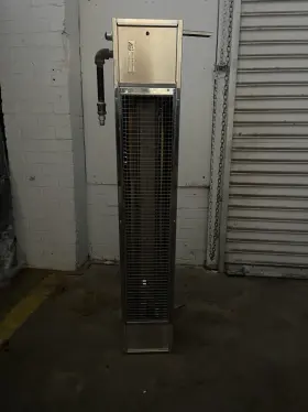 Z83b-1993 Sunpak Aei Stainless Steel Two Stage Hardwired 25 000 Btu Heater-natural Gas