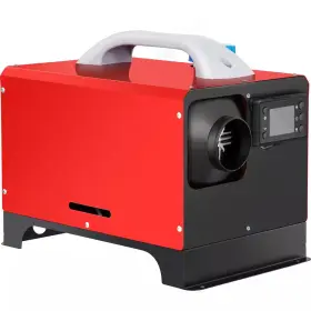 Svopes 313050130147 5kw Diesel Air Heater 12-volt 17000 Btu Red Compact Forced Portable S
