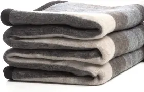 Sylvania 313022698668 100% Natural Alpaca And Merino Wool Blanket Andean Collection Rustic Woven War