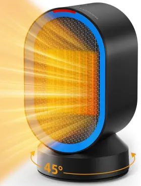 Mgq18n04 Tabyik Space Heater Electric Heaters For Indoor Use Small Portable Blue