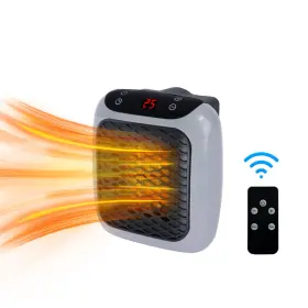 1372344 Tanburo Us Portable Electric Small Heater Turbo 800 Wall Outlet Space Adjustable