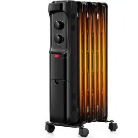 Gt-tk-us91942bk-ep Tangkula 1500w Oil Filled Radiator Heater Electric Space With 3 Heat S