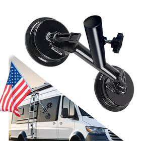 Tanngronie Ha001023 Suction Cup Flag Holder For Rv Car Truck Trailer Suv Pole Mount