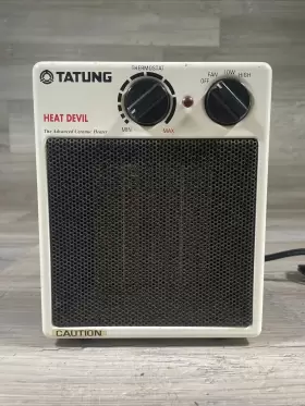Eh-5721 Tatung Heat Devil Space Heater Ceramic 5200 Btus 1500 Watts 120v