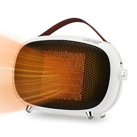 Teioe B0b19jhkf7 Mini Electric Space Heater 800/400w Ptc Ceramic Tip-over/overheat Protect