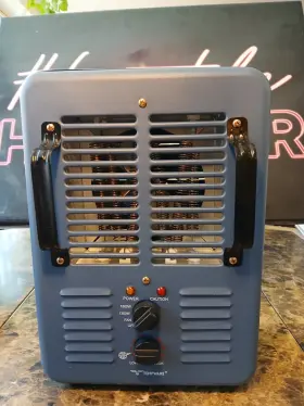 Tw799bl Tempware Milkhouse Space Heater 1300w/1500w With Thermostat 3 Heat Blue