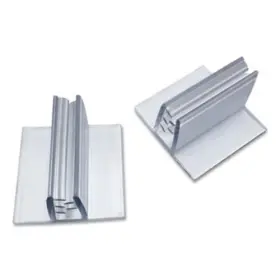The Pencil Grip 981 40 Personal Space Desk Divider Feet 1 X 0.63 Clear