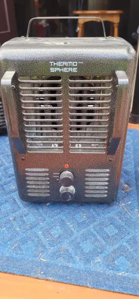 Qgw15606a Thermo Sphere Utility Heater With Thermostat 1300 / 1500 Watt 5200 Btu