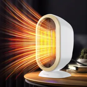 Tiptop Home 763423565685 Space Heater 1200w Ptc Fast Heating Ceramic Room Small Two-speed Por