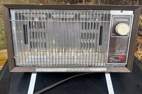 Titan 10-904 Vintage Portable Space Heater Fan Forced
