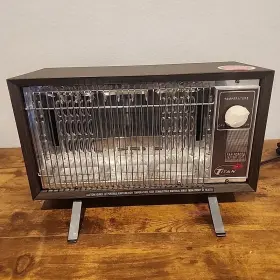 Rt10a Titan Vintage Euc Fan Forced Instant Heat Electric Heater - Model Tested