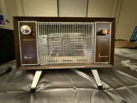Rt40a1 Titan Vintage Electric Space Heater Fully Tested Faux Wood Finish Model