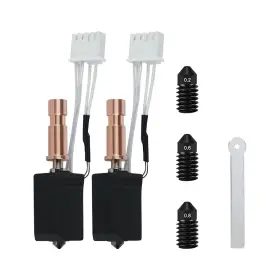 Tn0185 Tmypn 2pcs 0.4mm Kobra S1/kobra S1 Combo Upgraded Extruder Print Ceramic Hotend Wi
