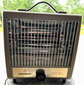 9b1-1 Toastmaster Rare Vintage Retro Space Heater 1320w Model 9b1 12v 50-60hz 1960s