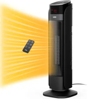 Tphe002 Toppin Ceramic Tower Space Heater 1500w With Remote Control - Scratch And Dent