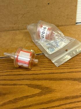 Toro 147046 2 Pack Heater Fuel Filter Lawn Boy Champion Porta-heat Threaded
