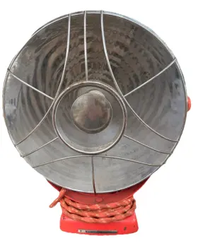 Srk-52 Toshiba Vintage Radiant Heater Red Dish Industrial Steampunk Japan