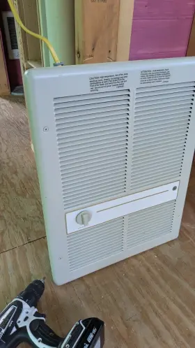 Hf3316t2rp Tpi In Wall Electric Heater 240 Volt 4000/2000 Watts Corp Model