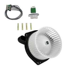 Trq Hma80248 A/c Ac Heater Blower Motor With Fan Cage And Resistor Kit Compatible Chev