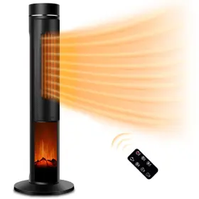 Trustech 937590201361 Electric Space Heater For Large Room - 36 Inch Ceramic Tower Roo