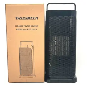 Kpt-1502s Trustech Ceramic Tower Heater With Remote Control Adjustable Temperature