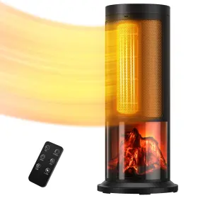 Kpt-1605f Trustech 17 Inch Tower Space Heater 70 Oscillating Portable With Thermostat And Remote 150