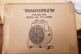Ptc-1500r Trustech Trustech-ptc-1500r 2-in-1 1500w Fast Heat Portable Electric Space Heater