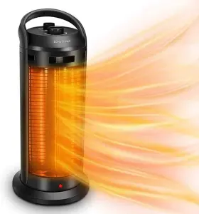 Tqh-08a Trustech 2-in-1 Space Radiant Heater - 120 Oscillation Infrared Indoor