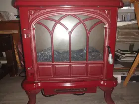 Dfs-550-26 Twin Star Infrared Quartz Electric Stove Heater 1500w Black