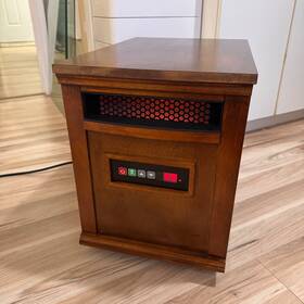Twinstar 10q1081ara Rare Oroginal Twin-star Movable Infrared Quartz Heater 10qi07ara 1500w